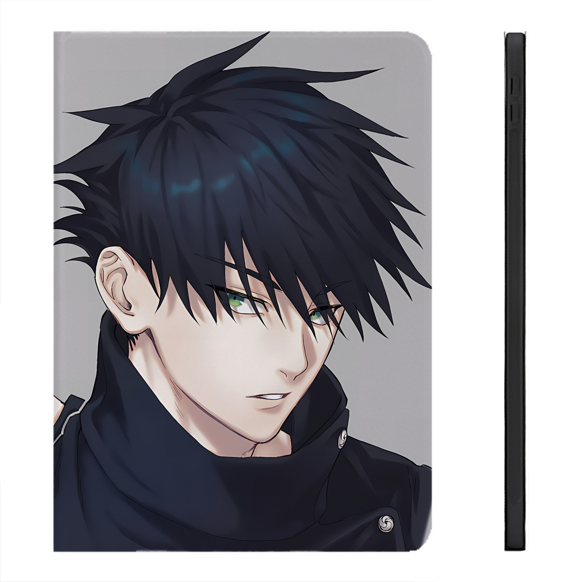 （画像用） 呪術廻戦 Jujutsu Kaisen IPadケース ペンホルダー付き ブックスタイルデザイン